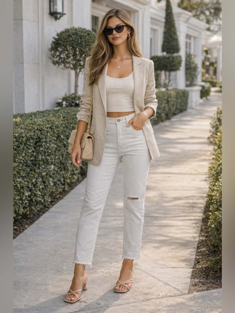 PISTOLA Drea Cigarette Straight Jeans White Oslo Wash Size 27 NWT Revolve